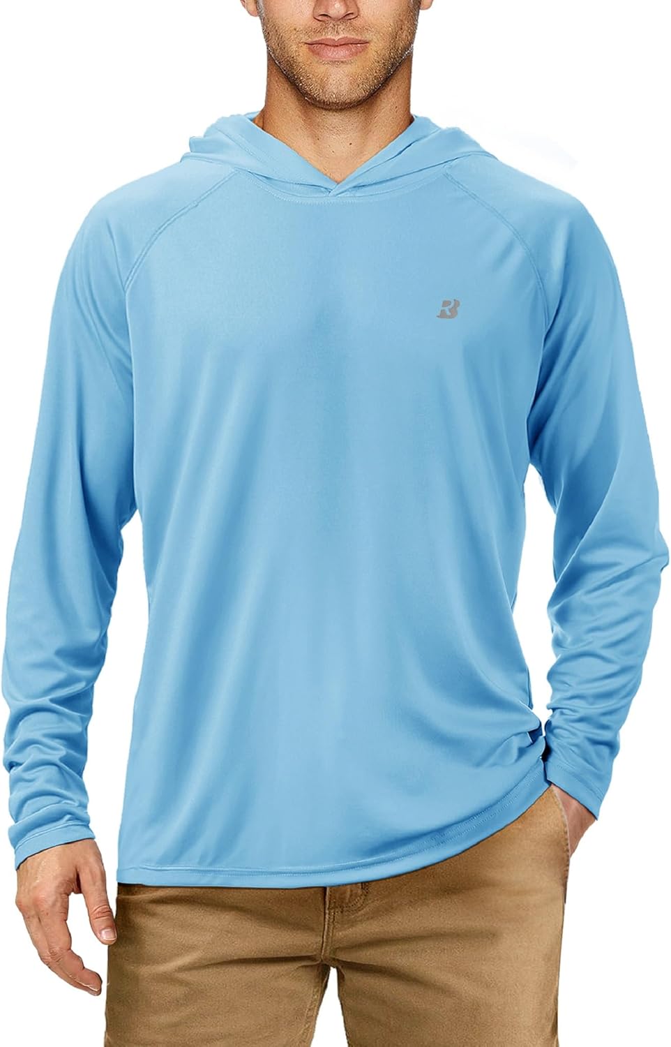 Roadbox UPF 50 Fishing Shirt, Unique Long Sleeve UV Sun Protection Hoodie, Versa...