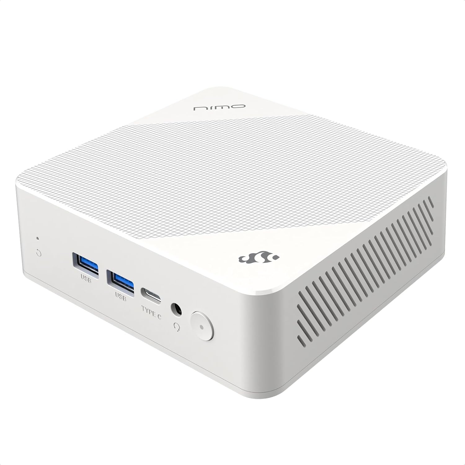 NIMO Mini PC Desktop, 16GB RAM 512GB SSD 12th Gen N100(Beat i3 1115G4) Mini Desk...