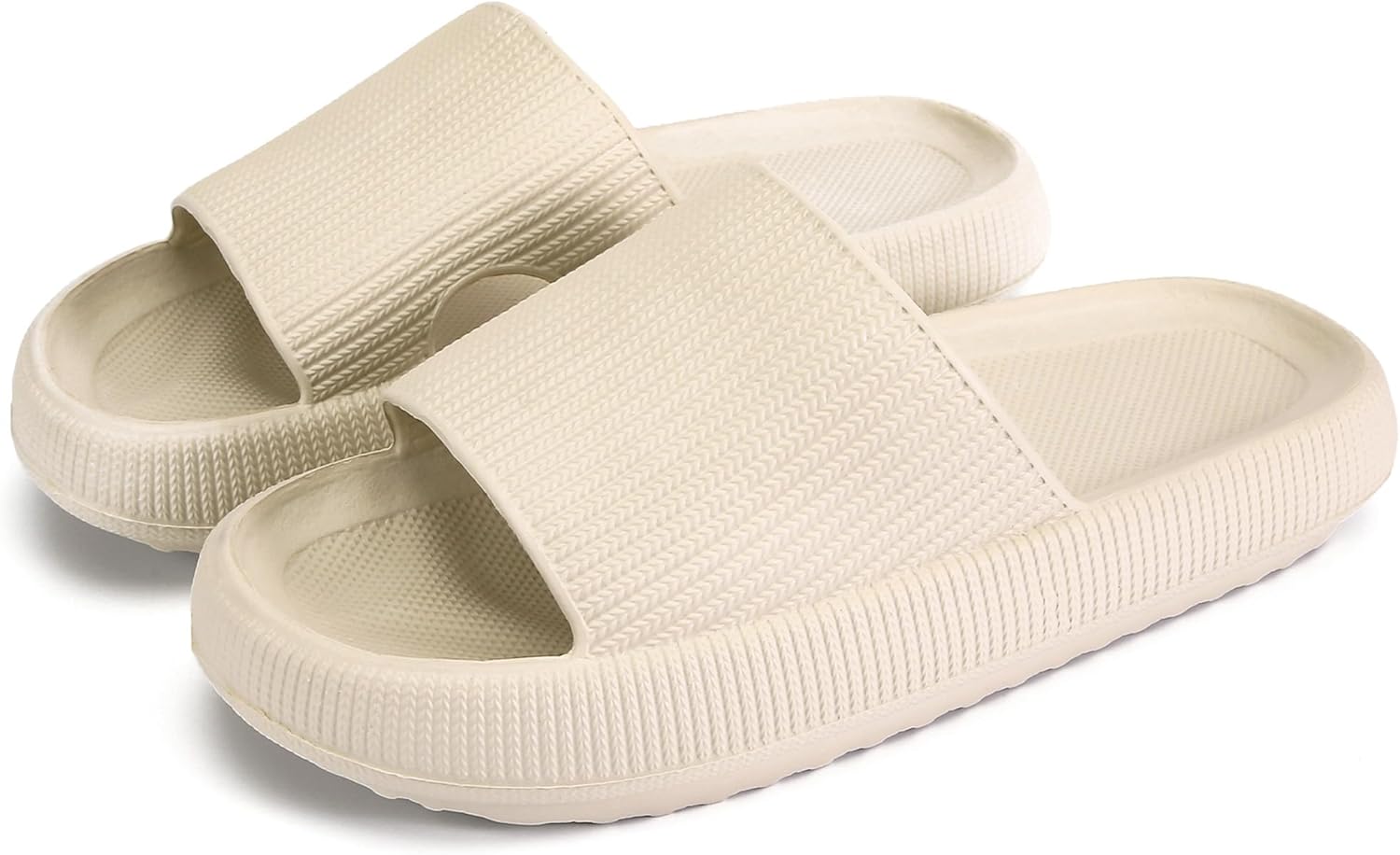 rosyclo Cloud Slippers for Women and Men, Pillow House Slippers Shower Shoes Ind...