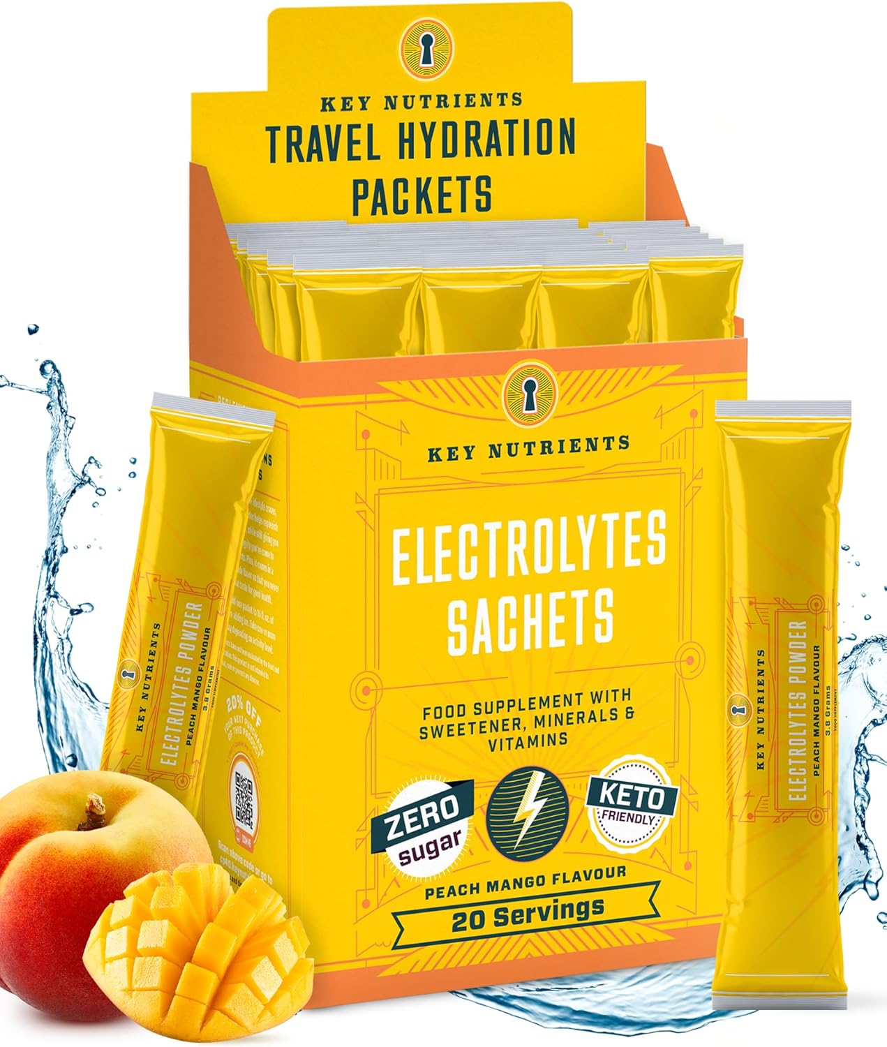 Key Nutrients Electrolytes Sachets, Special Multivitamin Supplement