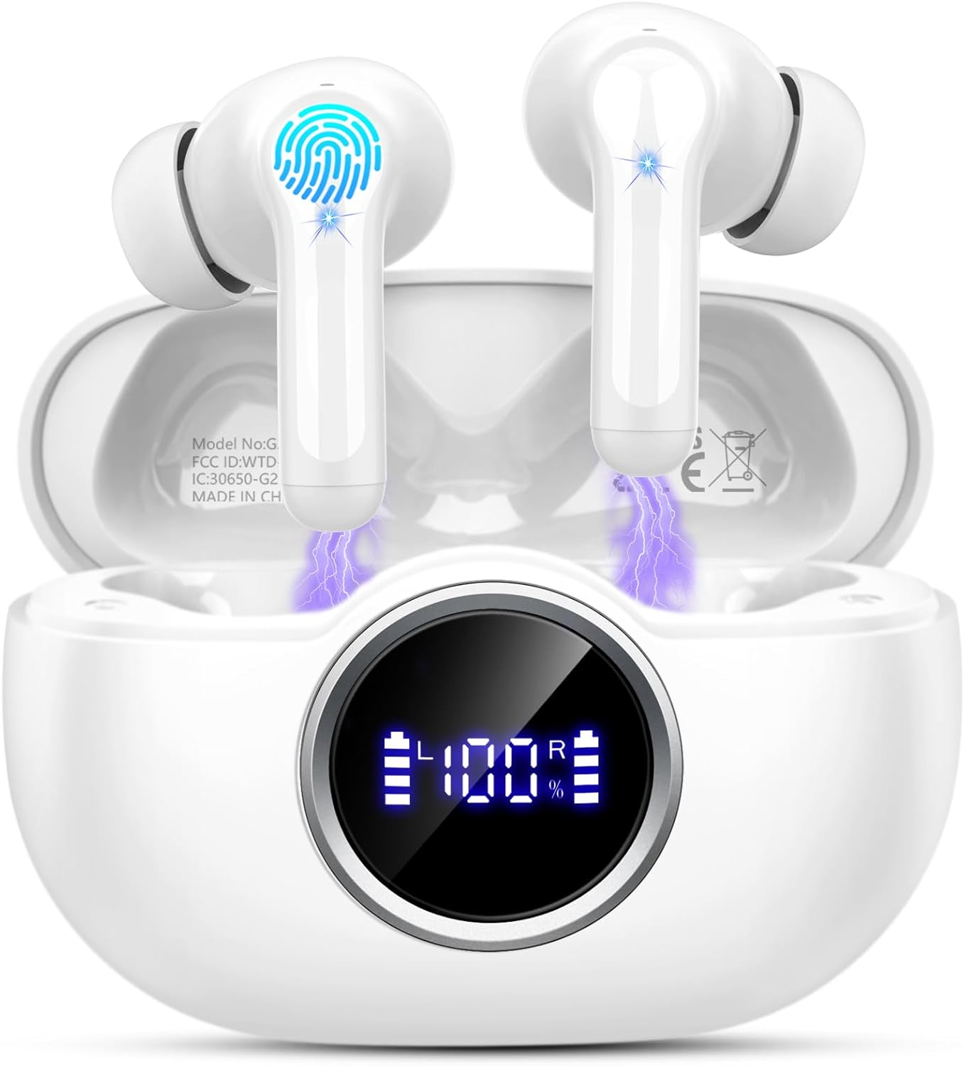 Premium Wireless Earbuds 2025 Edition, High-Quality Bluetooth 5.4 Headphones, In...