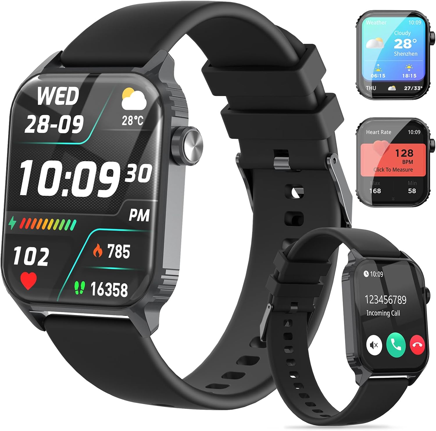 Smart Watches for Women Men, 1.83 inches HD Smartw...