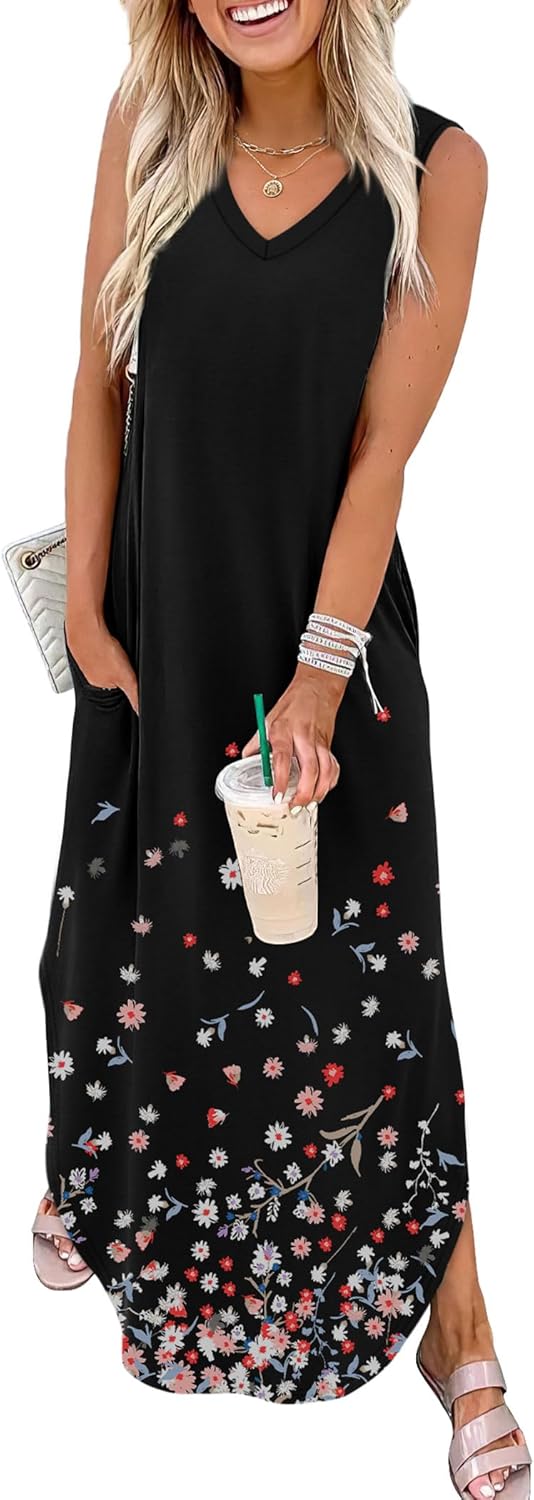 Special SAMPEEL Summer Dresses, Trendy Maxi Dress for Beach Vacation, Chic Sundr...