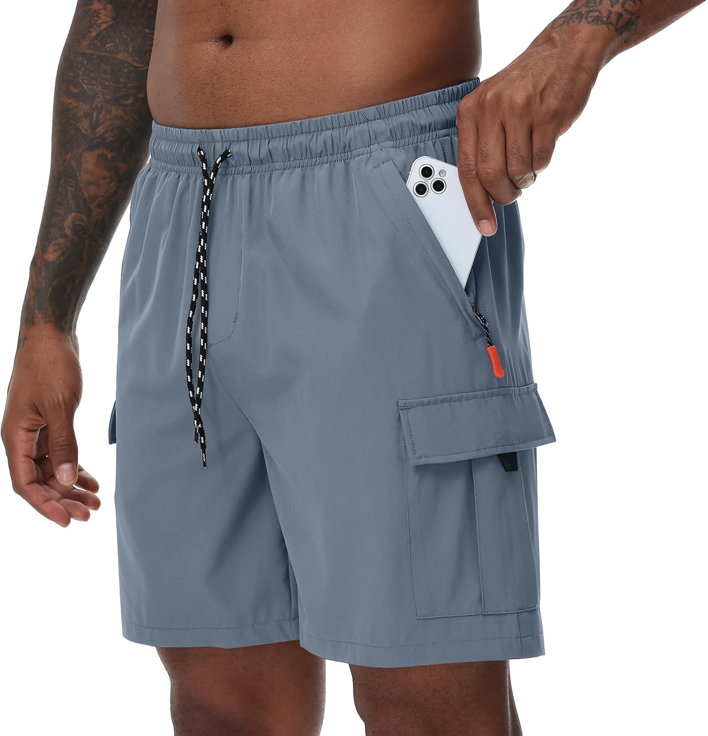 Men's Cargo Shorts, Special Quick Dry Lightweight Stretch Shorts for Hiking, Inn...