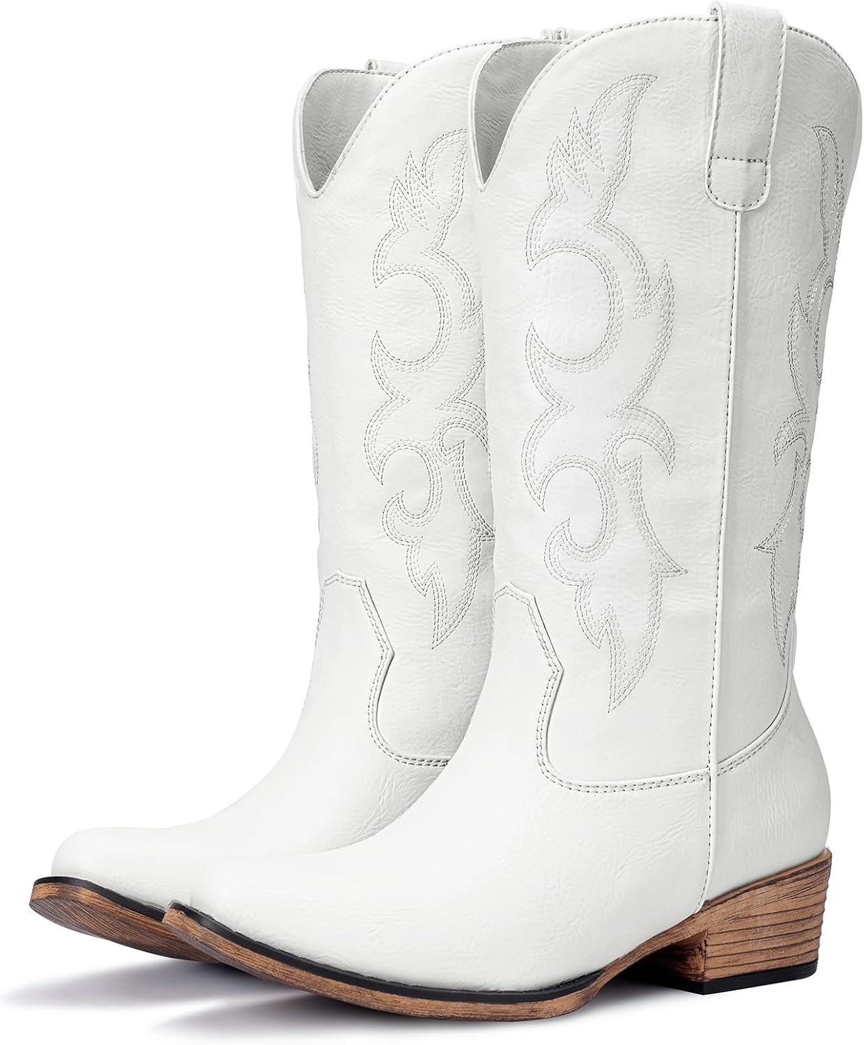Cowboy Boots for Women, Unique Embroidered Cowgirl Boots, Fashionable Western Mi...