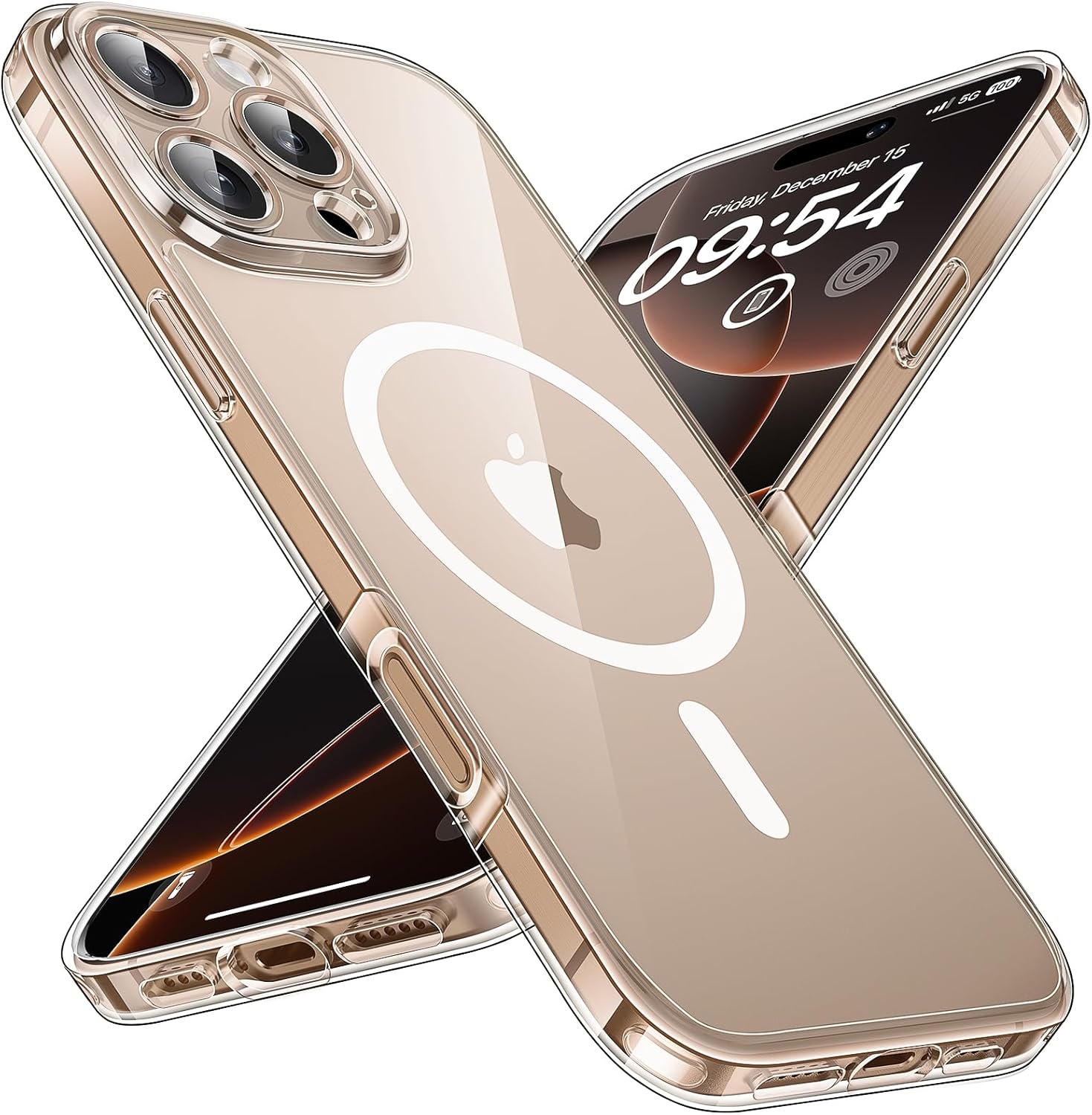TOCOL Magnetic Case for iPhone 16 Pro, Special Phone Cover With MagSafe Compatib...