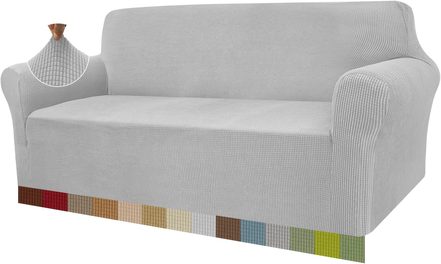 Stylish Granbest High Stretch Sofa Covers, Premium Couch Covers for 3 Seater, In...