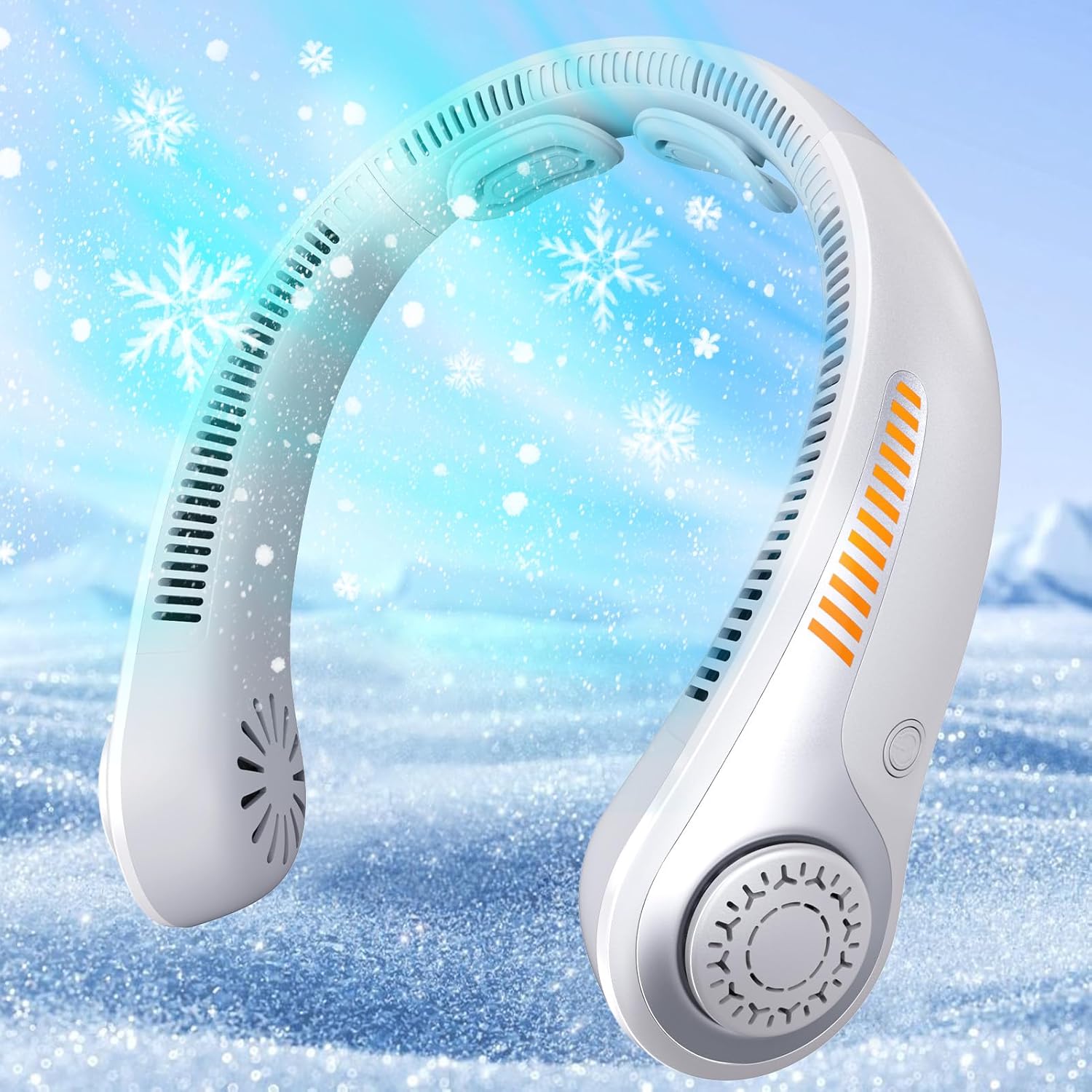 Portable Neck Fan, Innovative Rechargeable Personal Fan with Neck Support, Speci...
