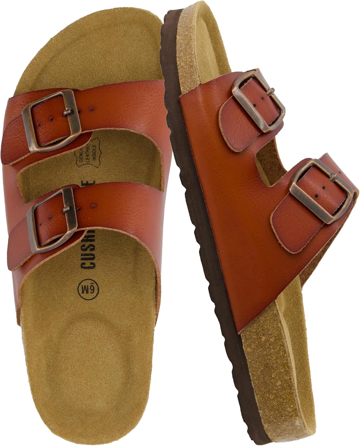 Most Comfortable CUSHIONAIRE Lane Sandals, Unique Cork Footbed for Women, Specia...