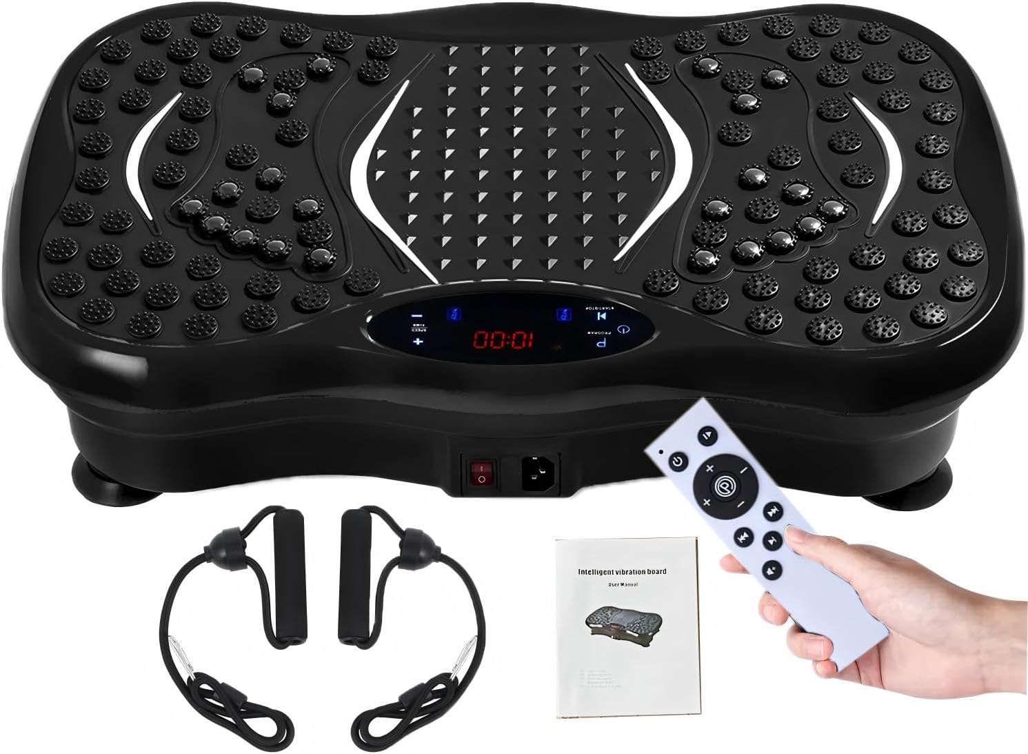 Vibration Plate Exercise Machine, 2025 Upgraded Fitness Vibration Plate Platform...