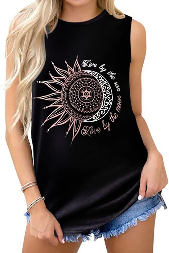 Stylish Womens Tank Tops, Special Summer T Shirts, Casual Sleeveless Tunic Blous...