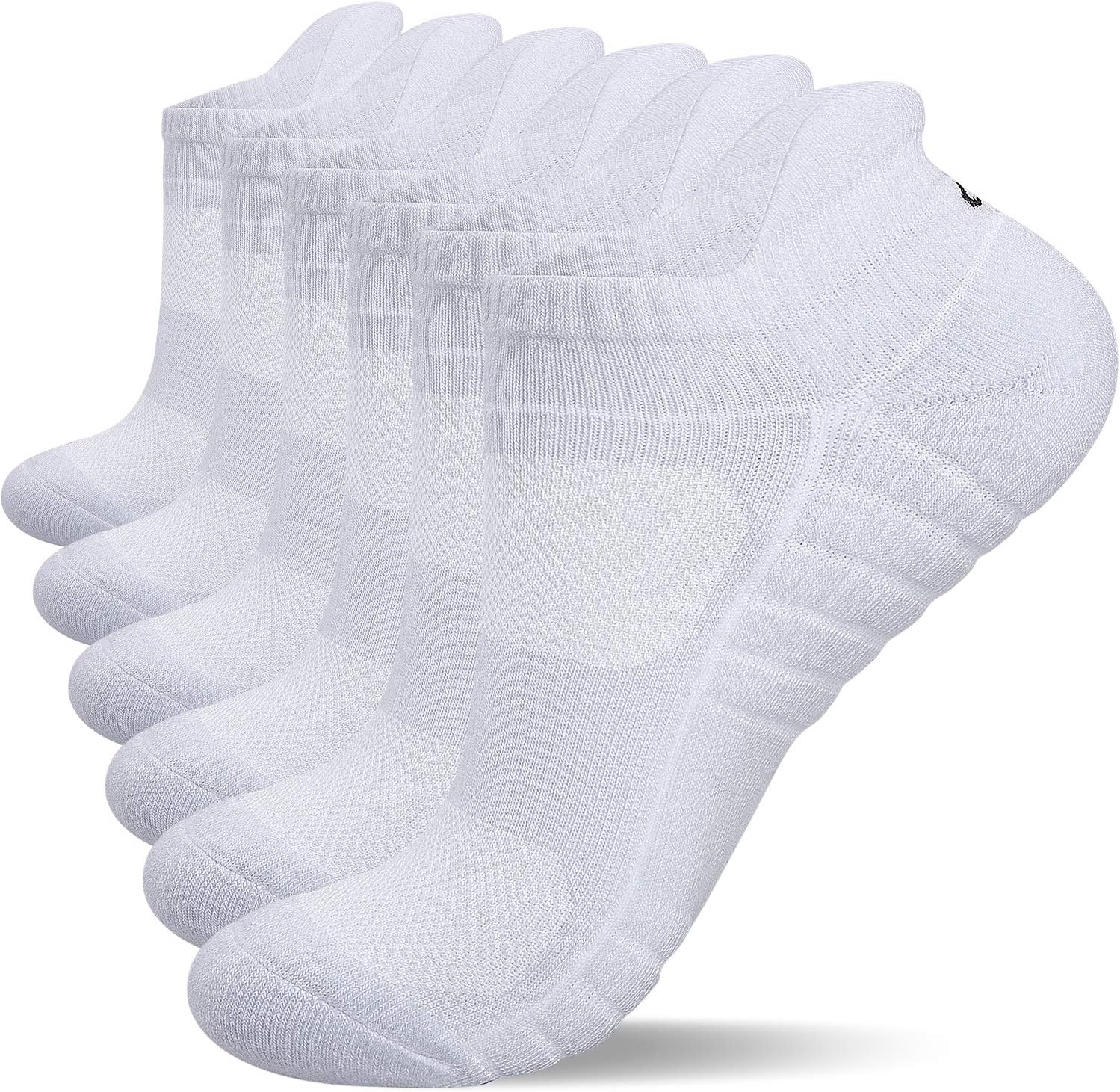 Lapulas Athletic Running Socks, Special Low Cut Cushioned Anti-Blister Sports So...