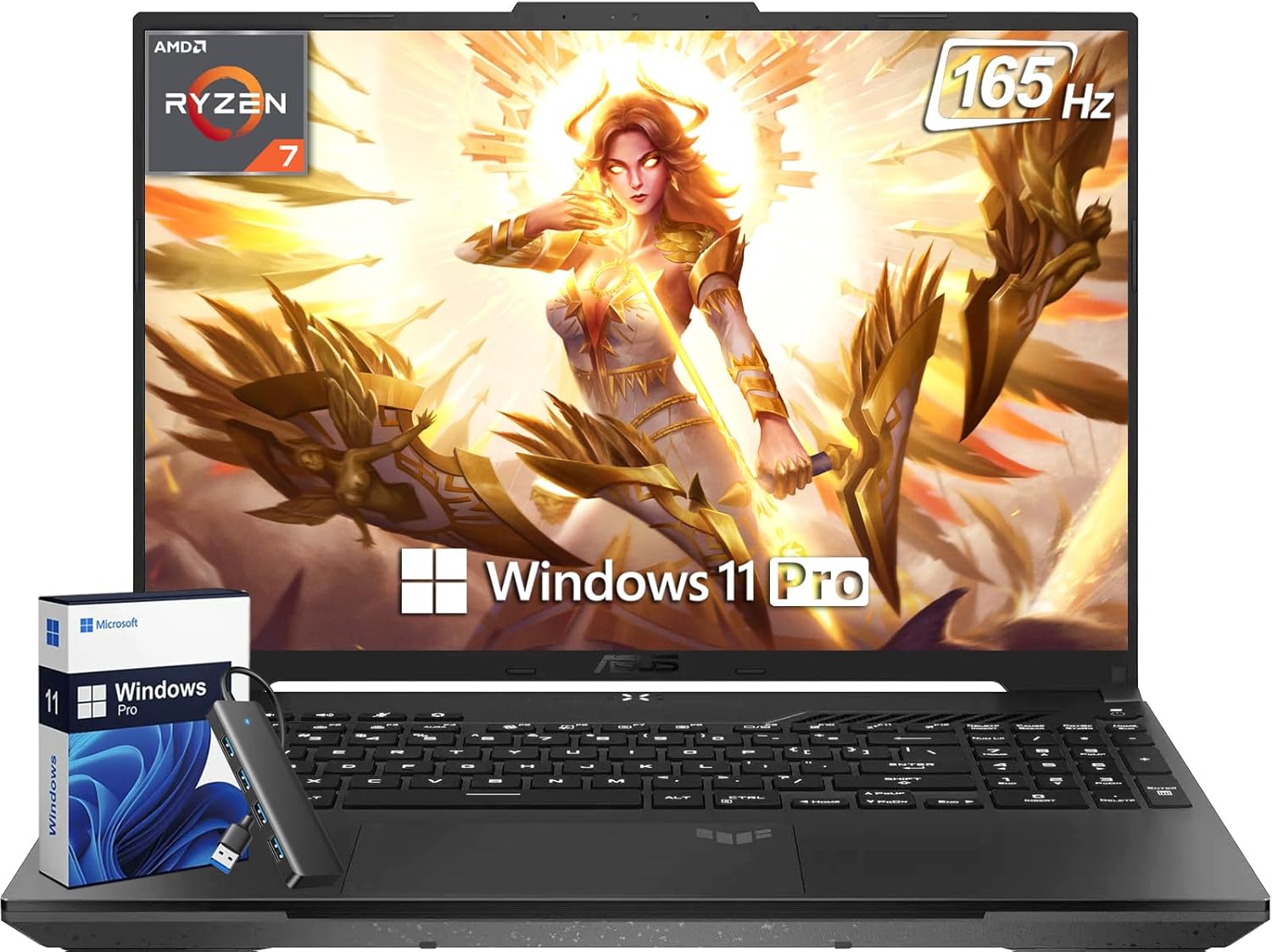 High-Performance ASUS TUF A16 Gaming Laptop, Advanced Windows 11 Pro Laptop with...