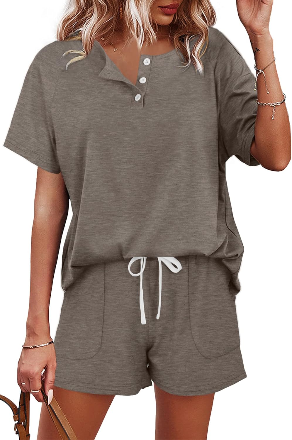 WIHOLL Two Piece Outfits, Special Lounge Sets for Women, Innovative Button Down...