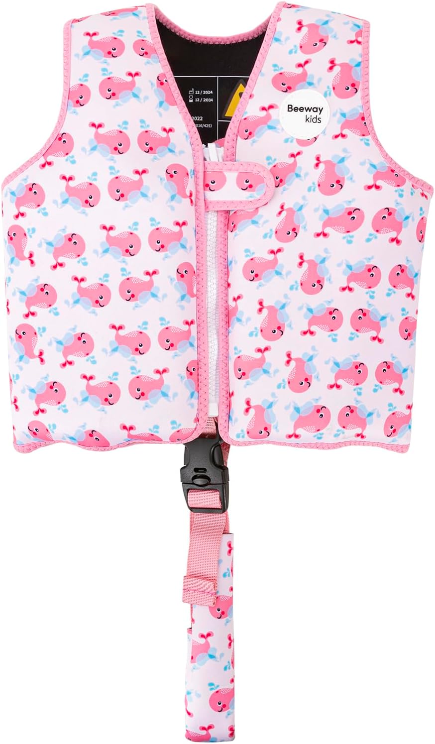 BEEWAY Swim Vest - Swim Jacket for Kids/Buoyancy Aid for Swimming with Removeabl...