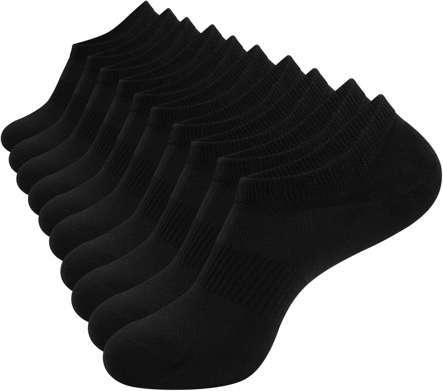 YORJOSOX Mens No Show Trainer Socks 6-9/9-12 Invisible Socks for Men Low Cut Cot...