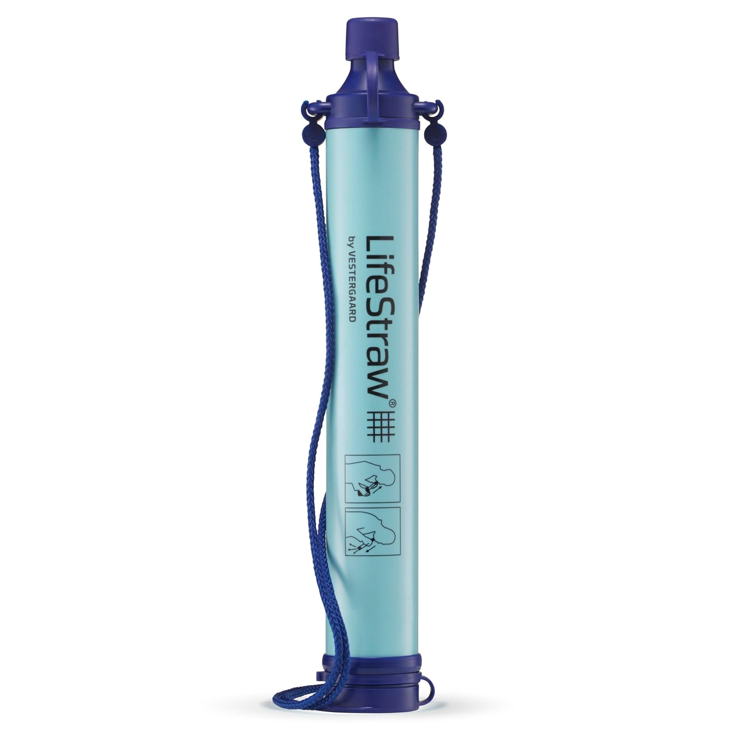 LifeStraw Personal Water Filter, Blue, 1pc Water Filter Blue