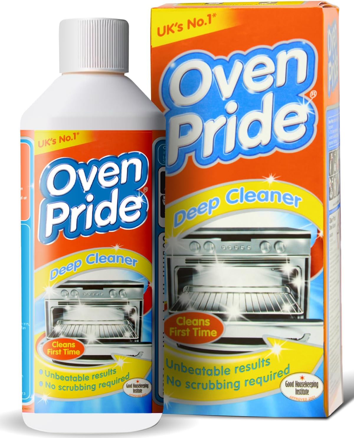 Premium Oven Pride Oven Cleaner, Complete 500ml Oven Cleaning Kit for Efficient...