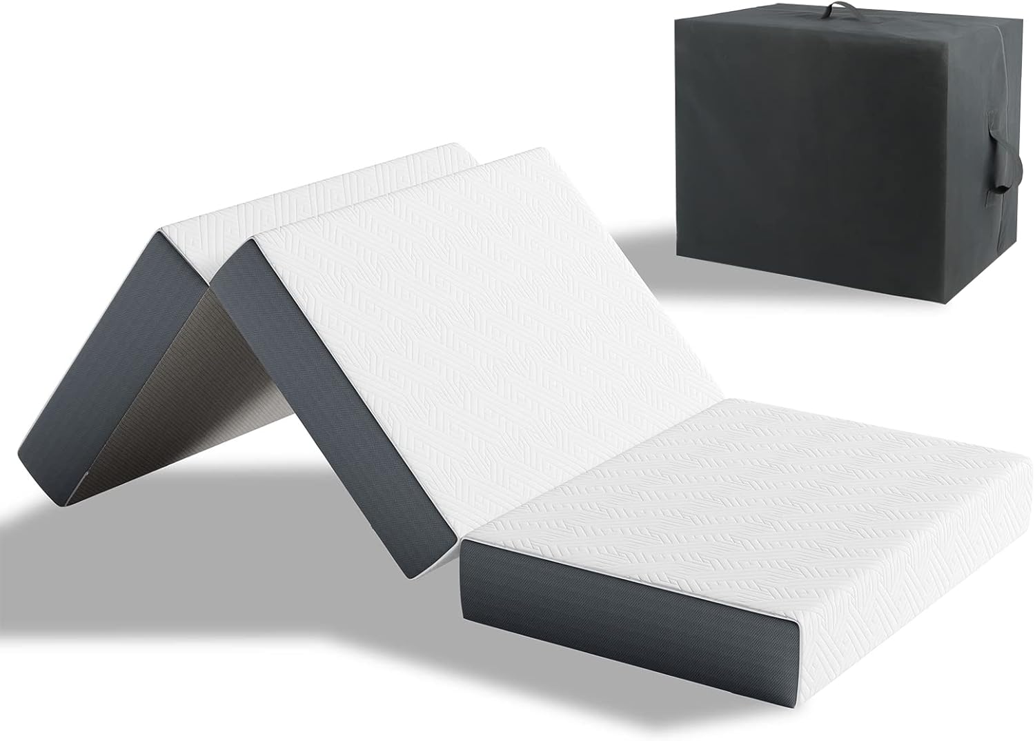 Special Vesgantti Folding Mattress, Innovative Foldable Mattress with Storage Ba...