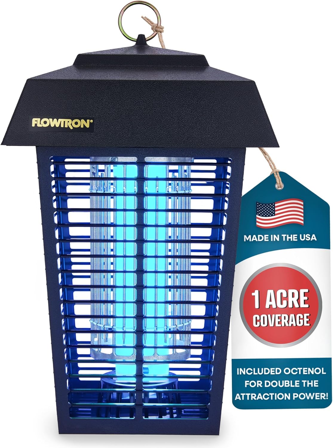 Powerful Flowtron Bug Zapper, Special Insect Control Lamp with 1 Acre Outdoor Co...