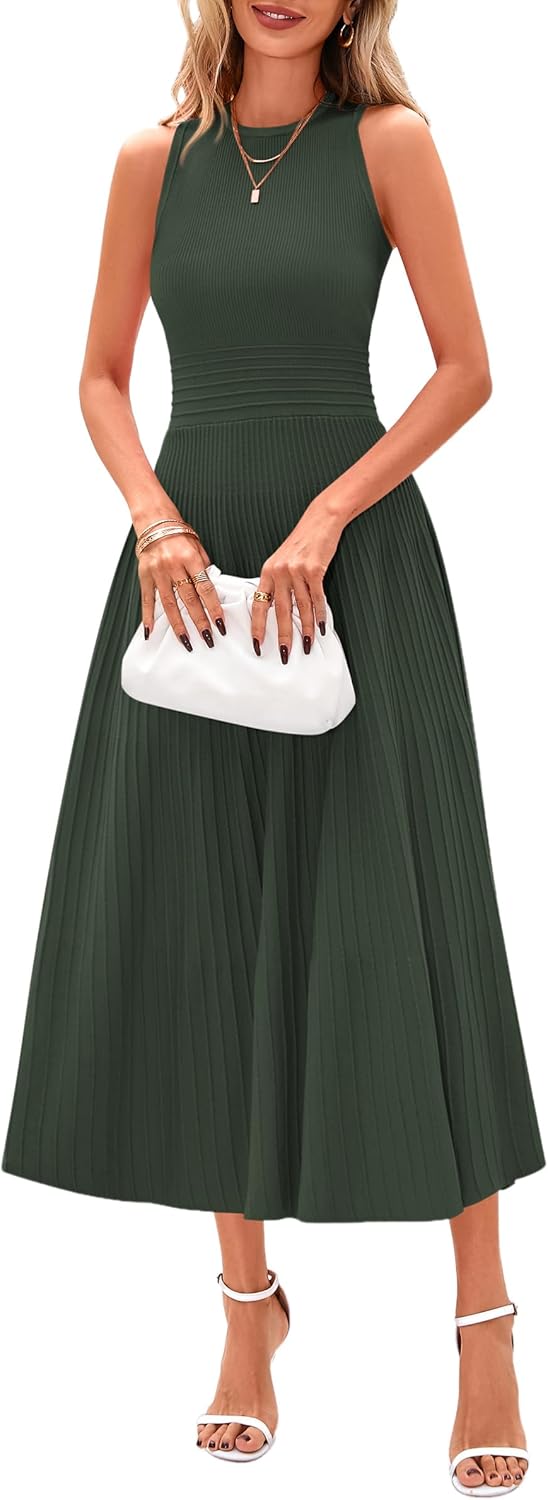 PRETTYGARDEN Spring Casual Dresses, Special Women's Summer Business Work Dress,...