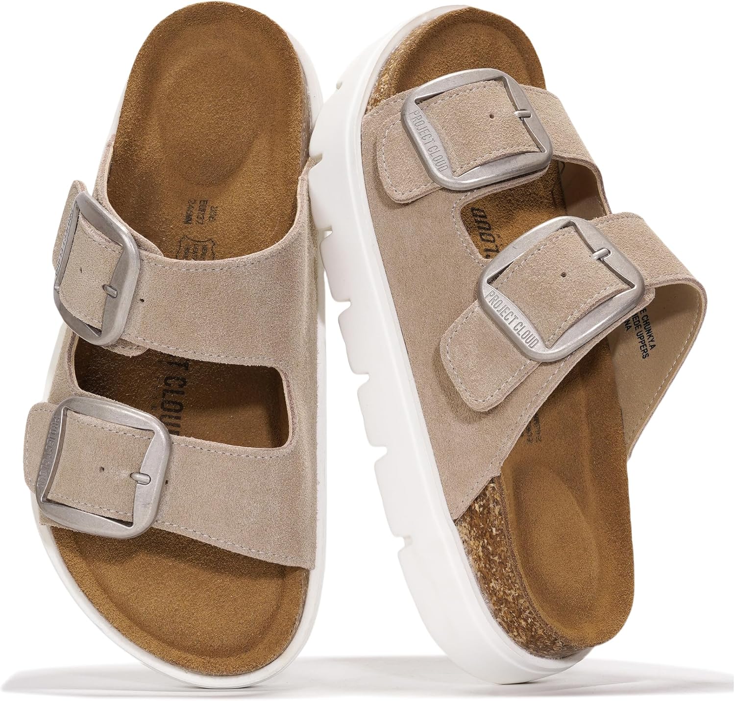 High-Quality Project Cloud Women's Sandals, Special Genuine Leather Platform Foo...