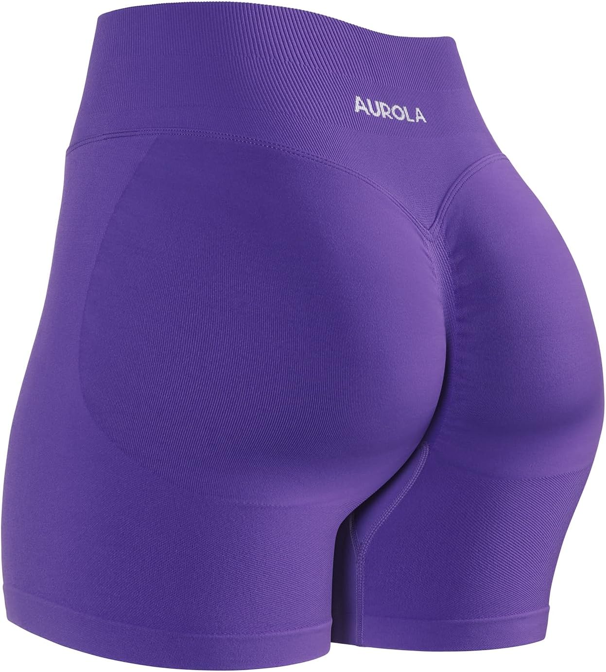 AUROLA Influence Workout Shorts, Special Women's Gym Shorts with No Roll Up Feat...