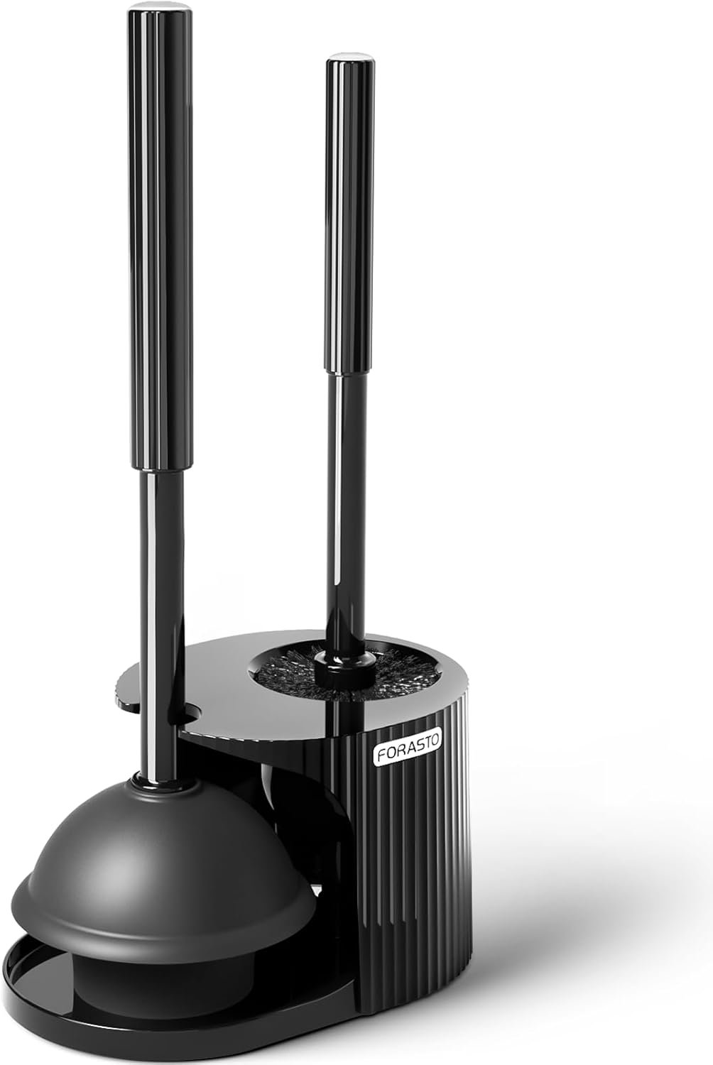 2 in 1 Toilet Plunger and Brush Set，Extended Handle Plunger，Toilet Bowl Brush...