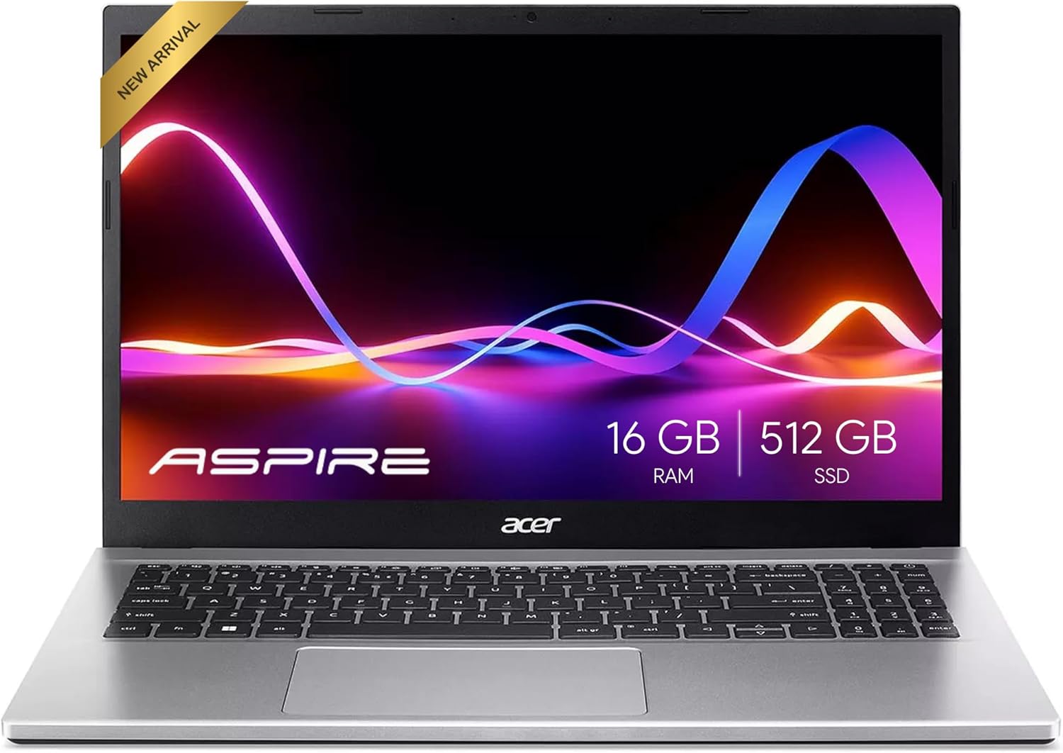 acer Aspire Premium Slim Laptop - 15.6" Full HD IPS 1080P Display - AMD Ryzen 3...
