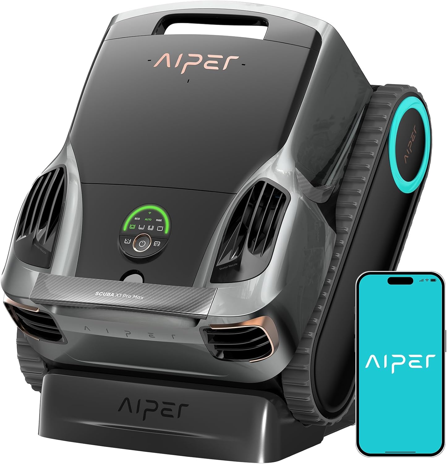 Aiper Scuba X1 Pro Max Pool Cleaning Robot, Pool Mapping, Adaptive Path, 8500 GP...
