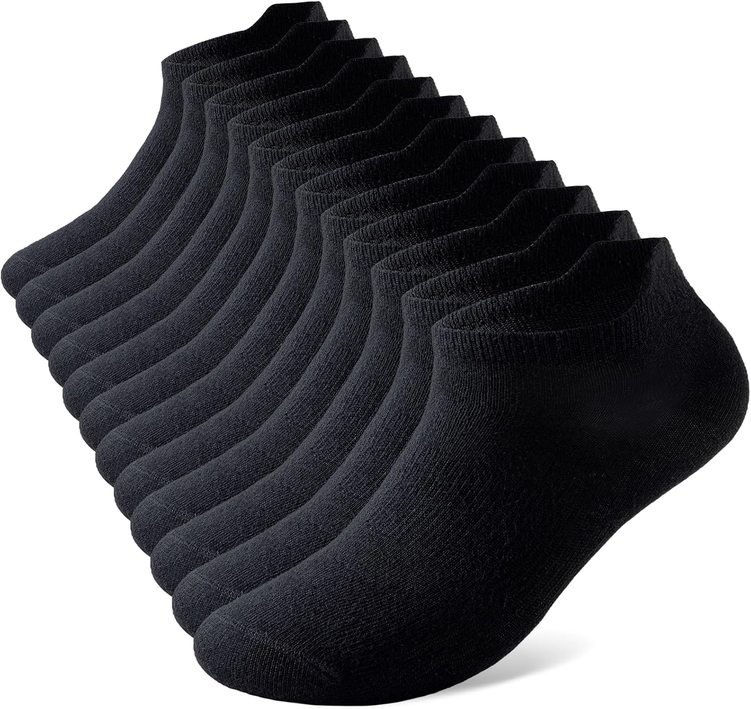 Niorasen Bamboo Trainer Socks, Special Ankle Sports Socks for Men and Women, Inn...