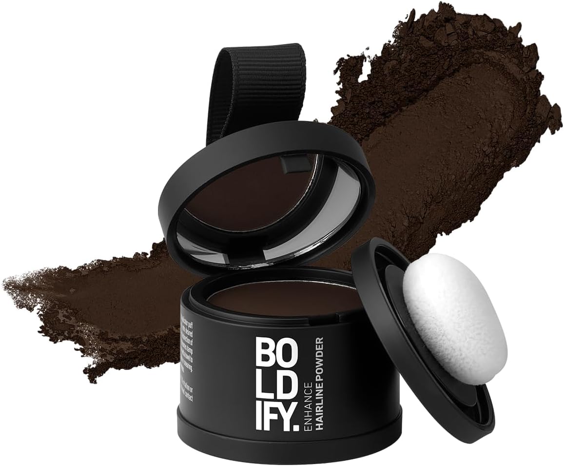 BOLDIFY Hairline Powder - Root Touch Up Hair Color for Gray Coverage - Bald Spot...