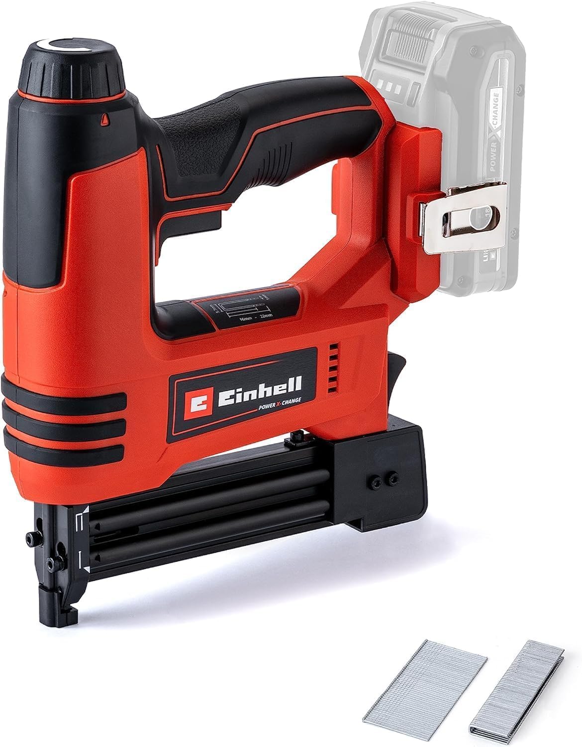 Einhell TE-CN 18 Li Power X-Change 18V Cordless Nail Gun |2-In-1 Brad Nailer & S...