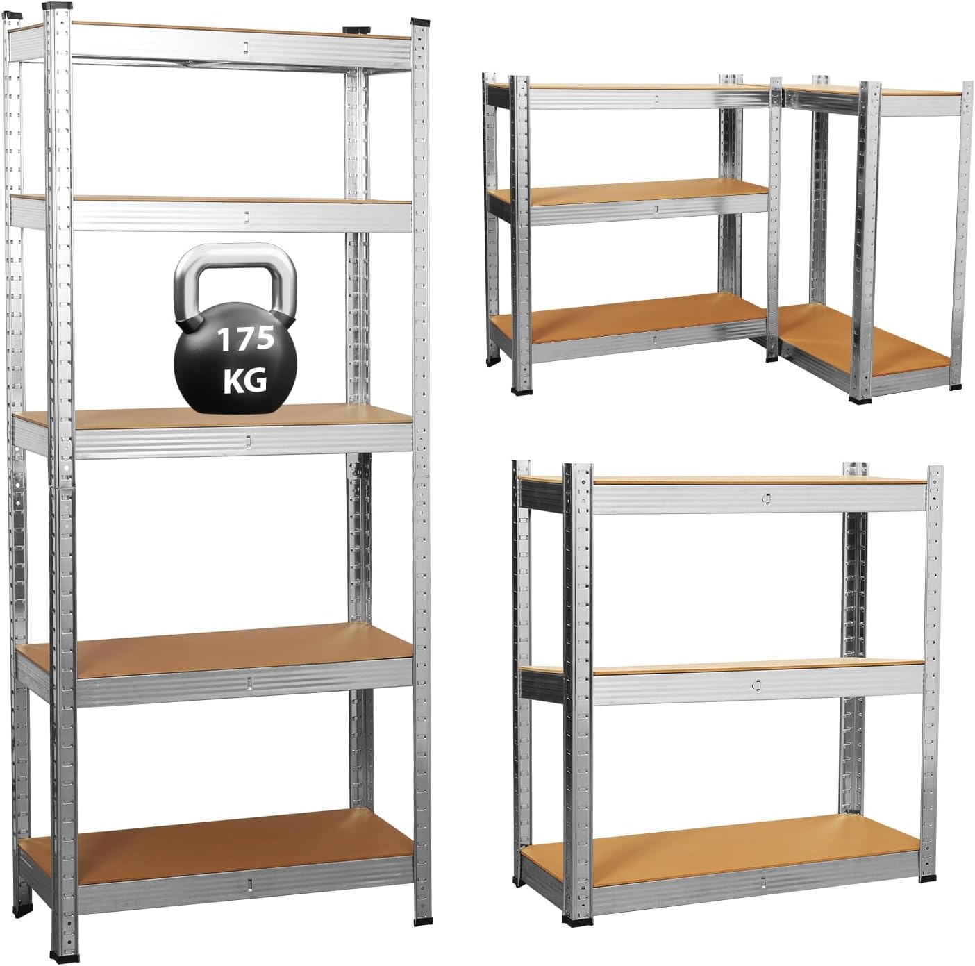 Unique and Durable Garage Shelving Units, Versatile Heavy Duty Garage Shelves fo...