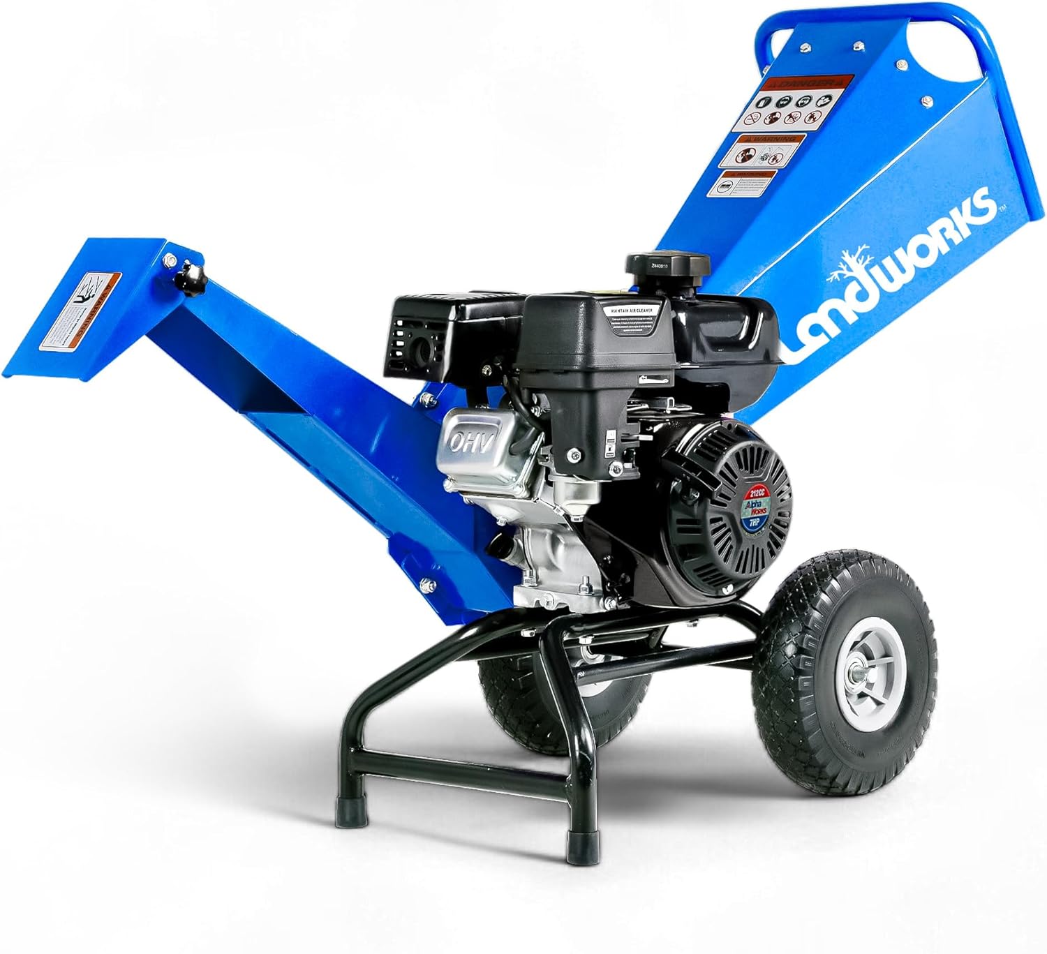 Landworks Wood Chipper Shredder Mulcher, Heavy Dut...