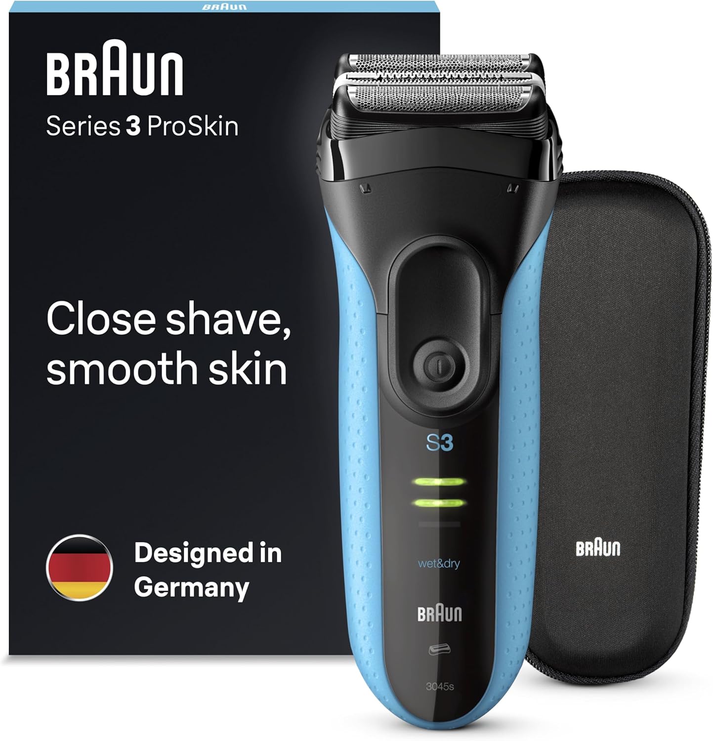 Braun Series 3 Electric Shaver, Rechargeable and Cordless Wet & Dry Electric Raz...