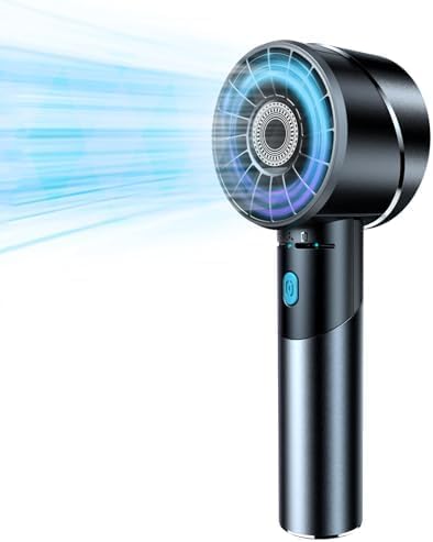 COZOME Handheld Fan,Ultra-Portable 7000 RPM Turbo Mini Fan with 16H Battery,4-Sp...