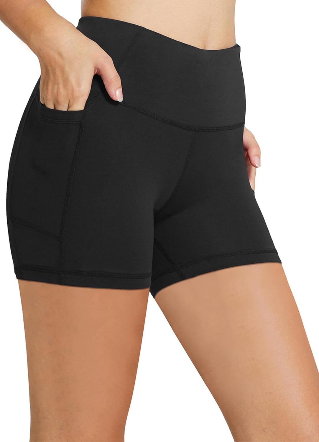 BALEAF Women's Biker Shorts, High-Quality Yoga Workout Shorts with High Waist, S...