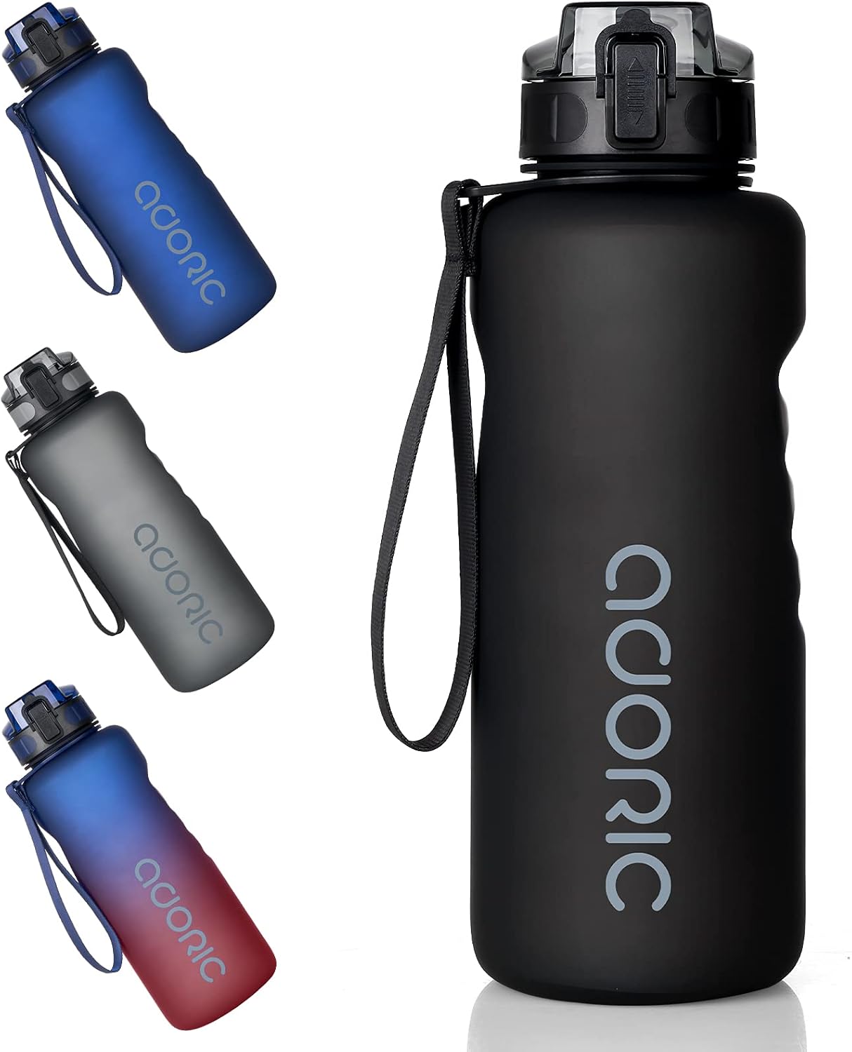 ADORIC Water Bottle 1.5L Leak Proof Drinks Bottle...