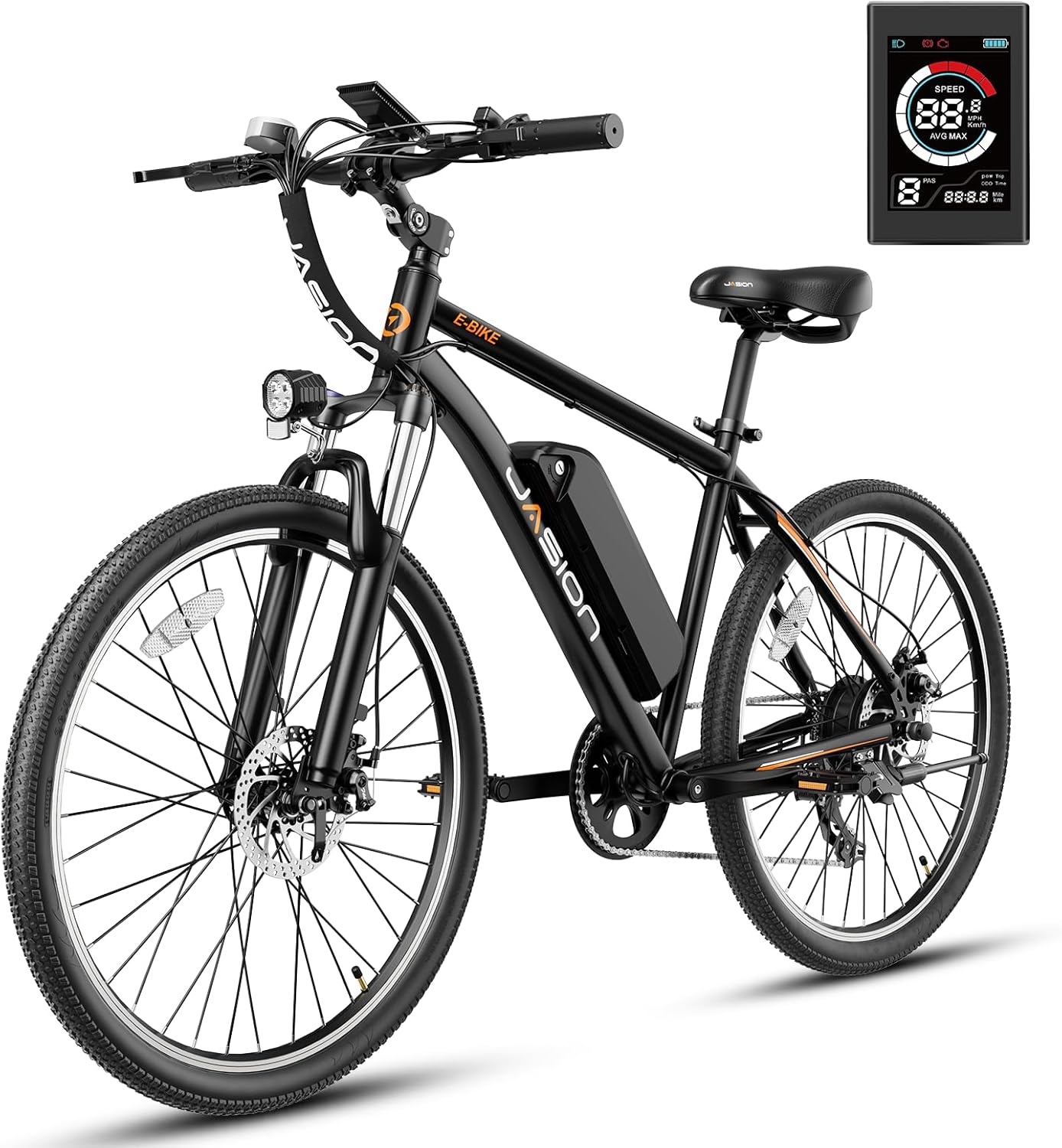 Jasion EB5 Electric Bike for Adults with Peak 500W Brushless Motor, 40Miles 20MP...