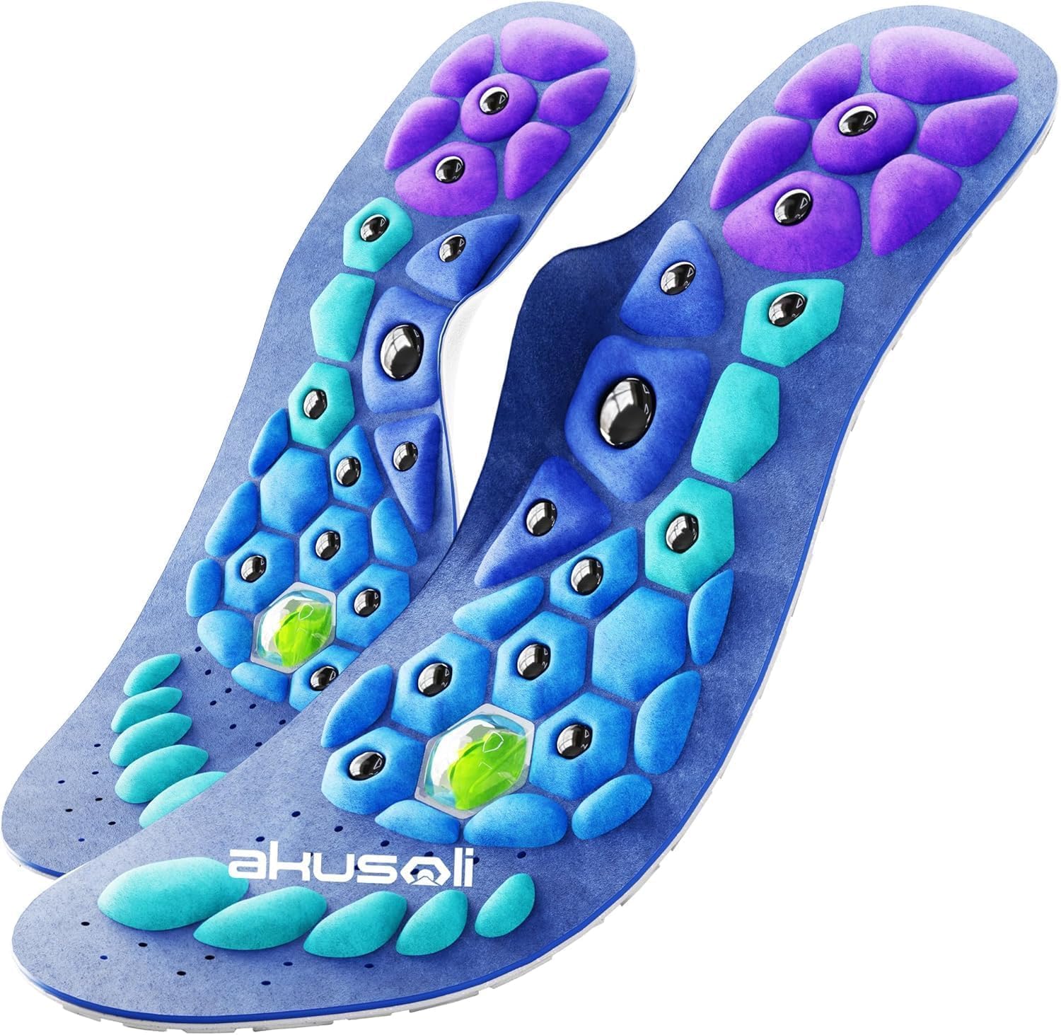 Akusoli Insoles Men and Women. Arch Support Shoe Insoles. Insole for Flat Feet,...