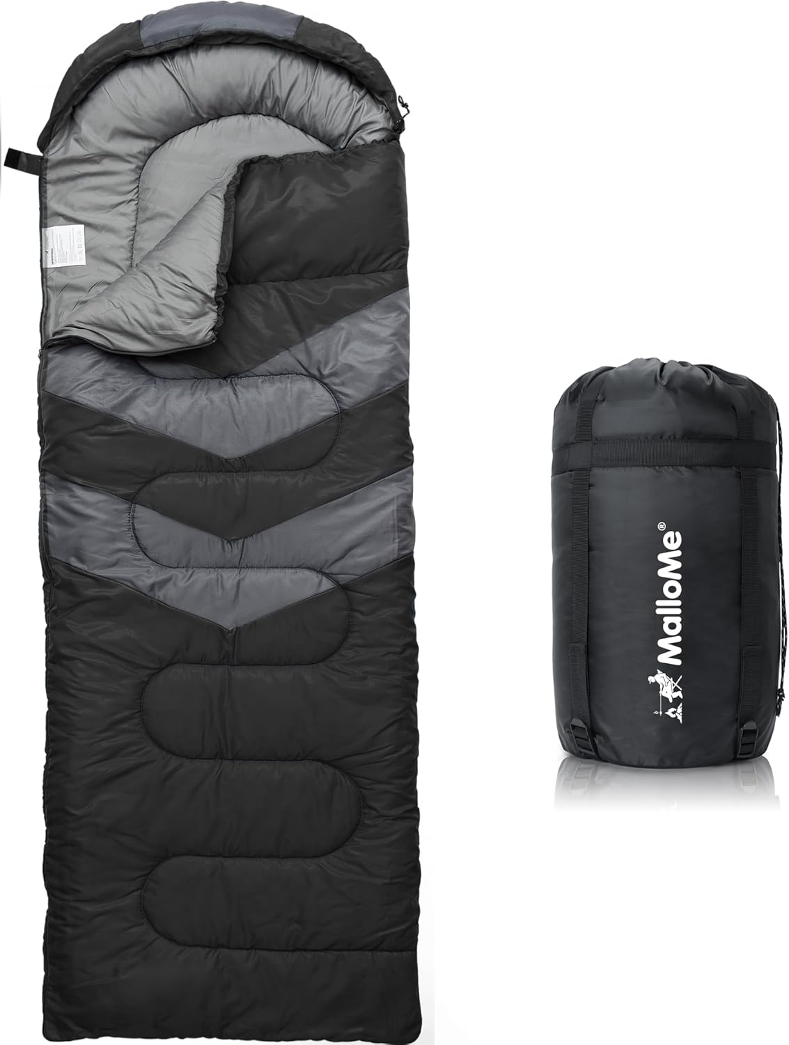 MalloMe Sleeping Bags for Adults & Kids Sleeping Bag 3-4 Season - Ultralight Bac...