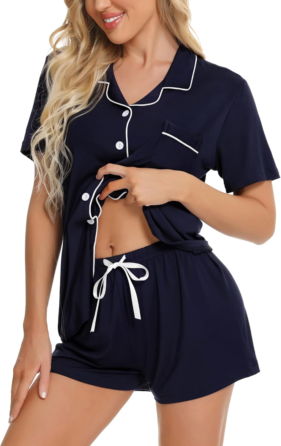 SWOMOG Womens Pajamas Set, Special Sleepwear for Bride, Innovative Soft Pj Loung...