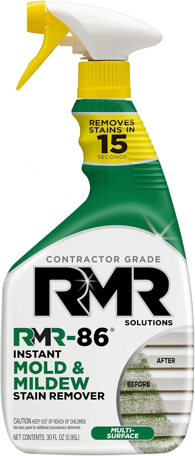 RMR-86 Instant Mold and Mildew Stain Remover Spray - Scrub Free Formula, 30 Fl O...