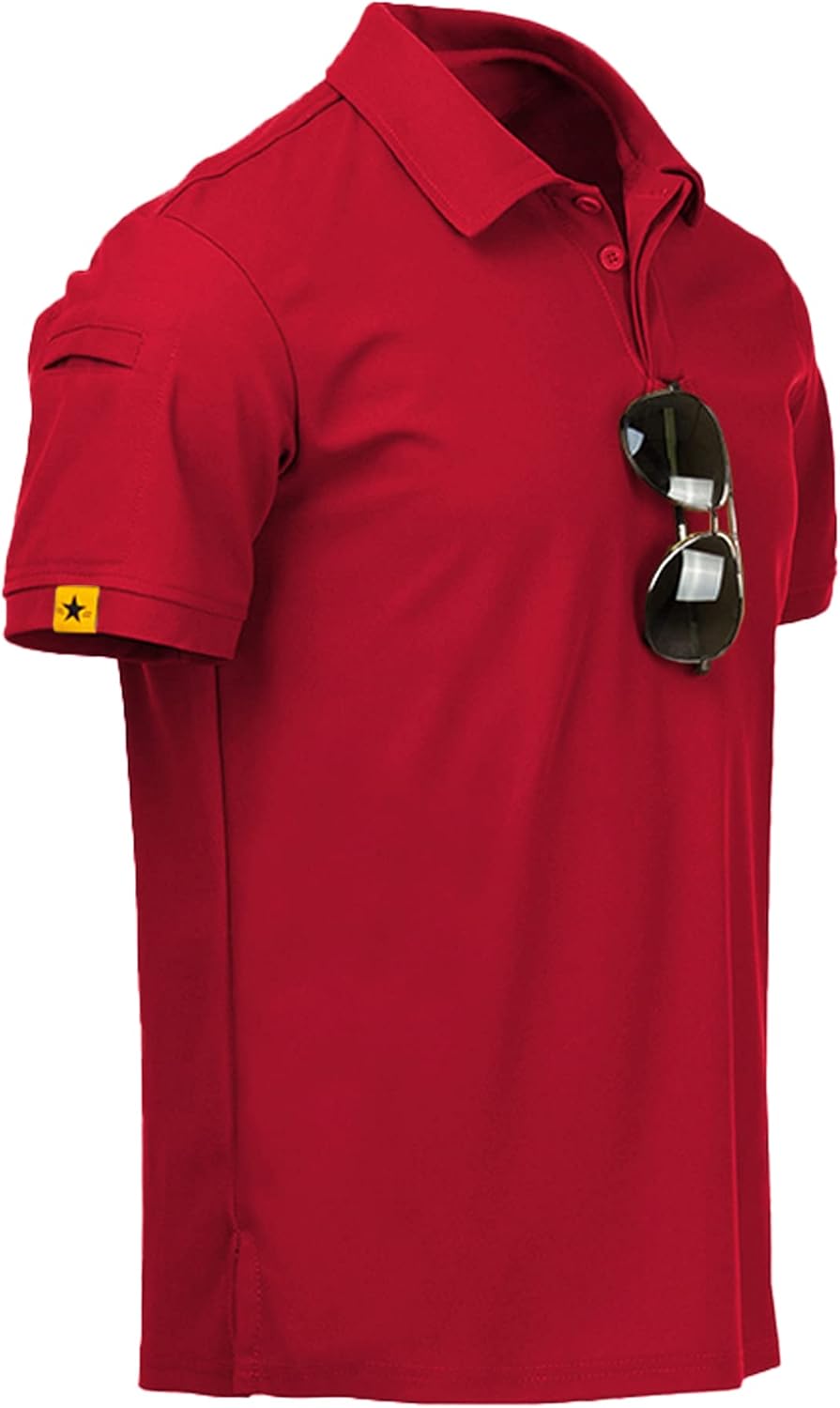 ZITY Men's Polo Shirt, Special Short Sleeve Sports Tactical T-Shirt, Innovative...