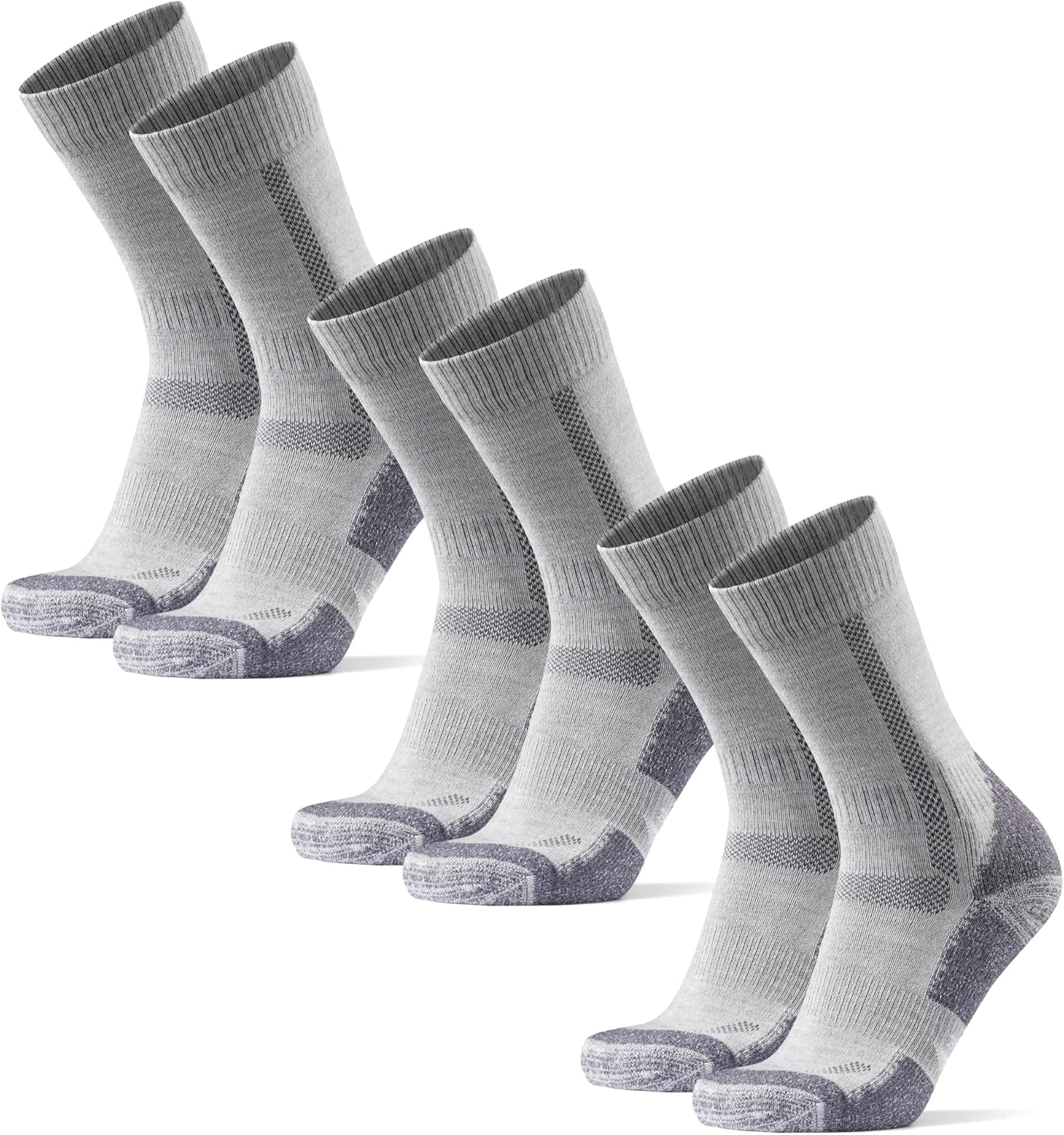 DANISH ENDURANCE Hiking Socks, Breathable Merino Wool Walking Socks, Anti Bliste...