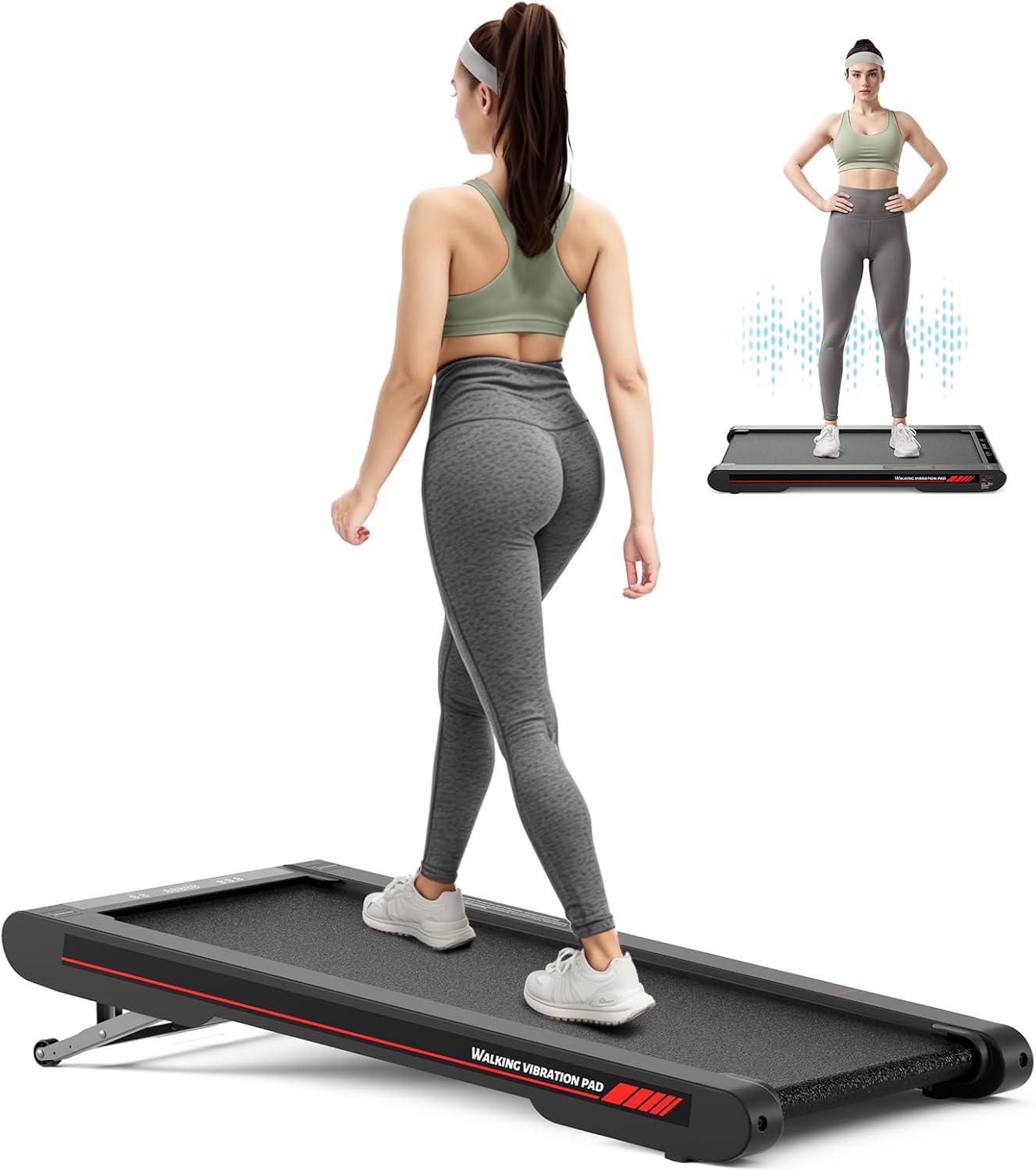 Sperax 4 in 1 Walking Pad, Unique Portable Under Desk Treadmill, Special Treadmi...