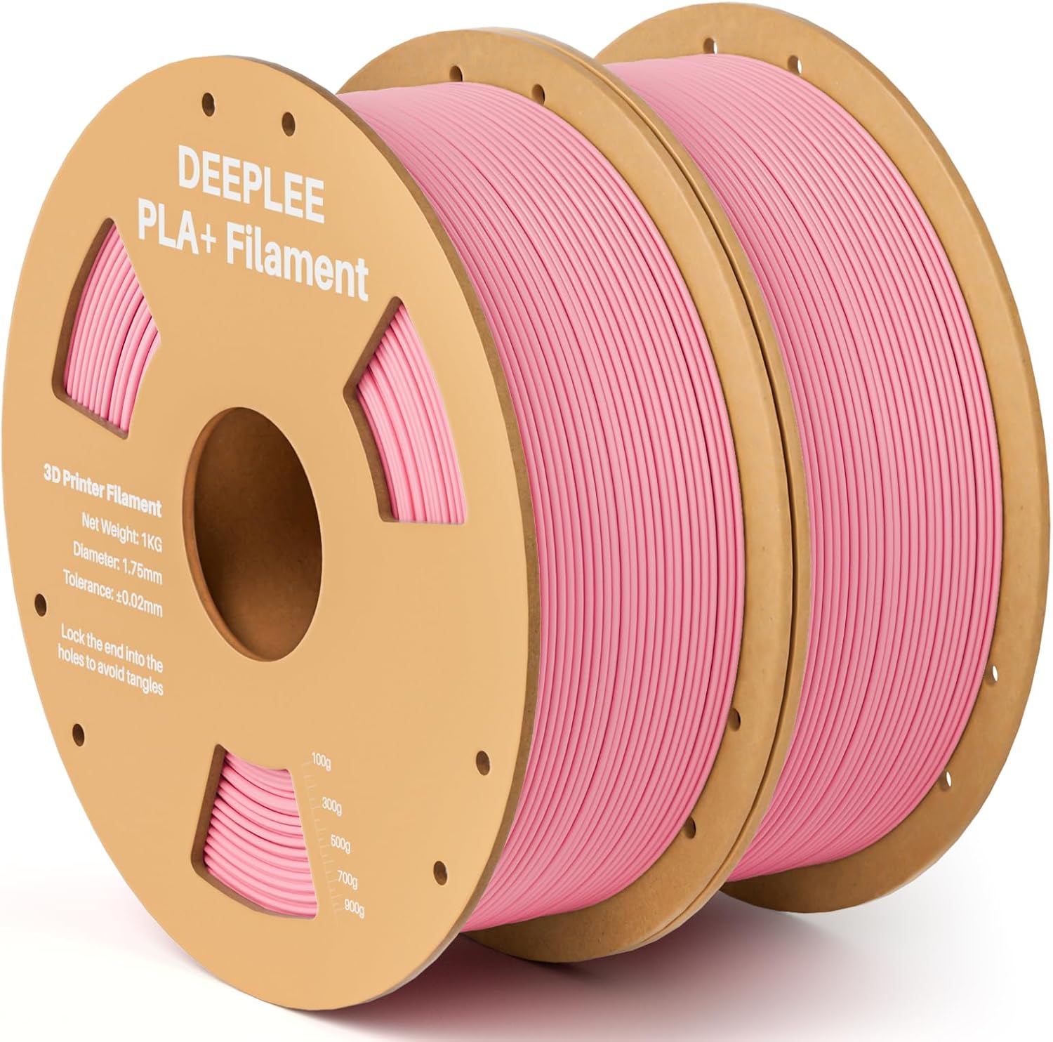 High-Quality DEEPLEE PLA Plus Filament, Special 1.75mm Pink Filament for 3D Prin...
