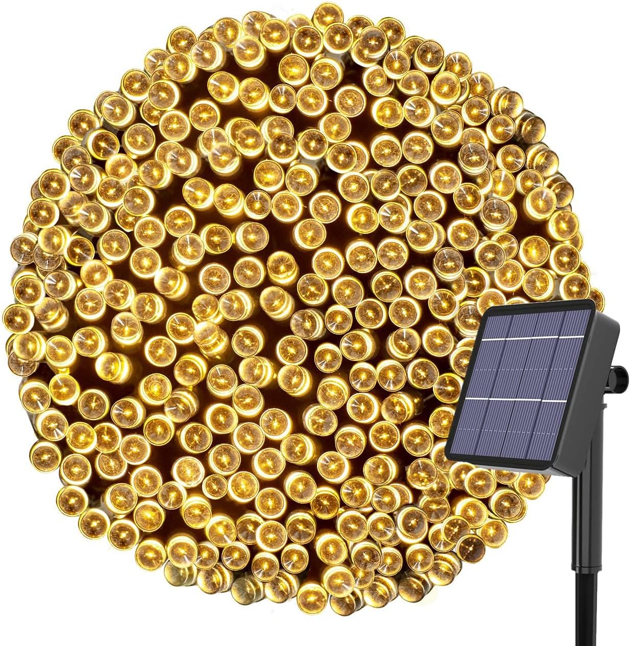 Kolpop Solar Fairy Lights Outdoor, 24M/79ft 240 LED Solar Powered Garden Lights...