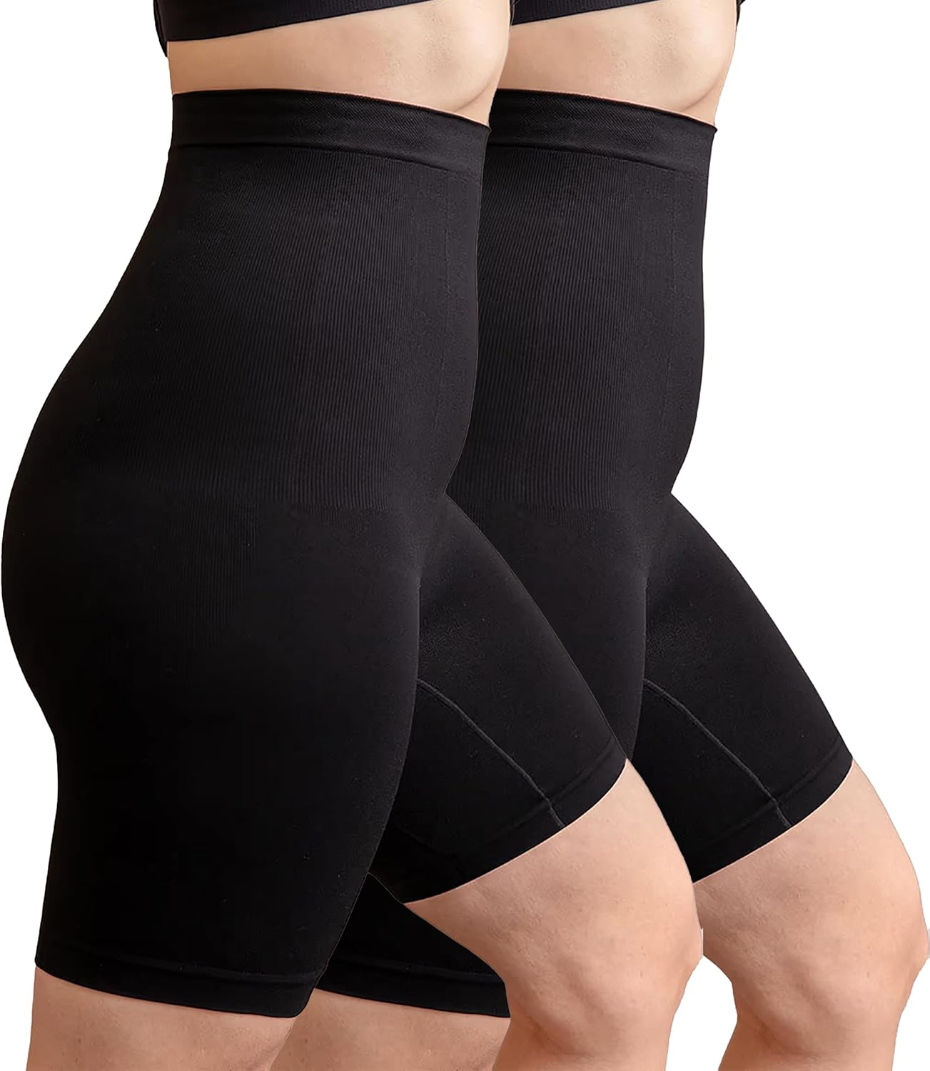 SHAPERMINT Shapewear for Women - High-Waisted Shapewear Tummy Control Shorts, Fa...